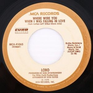 Lobo, Where Were You When I Was Falling In Love/ I Don't 45 rpm 7" Single Record
